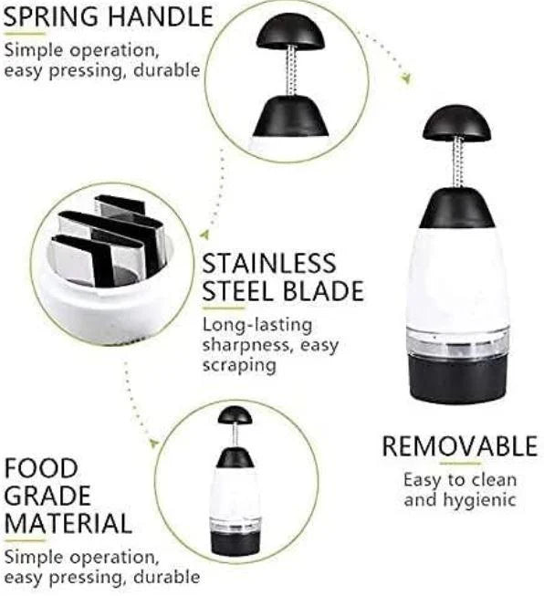 Slap Chop Vegetable Chopper & Slicer, Vegetable Chopper (1x Slap Chop)