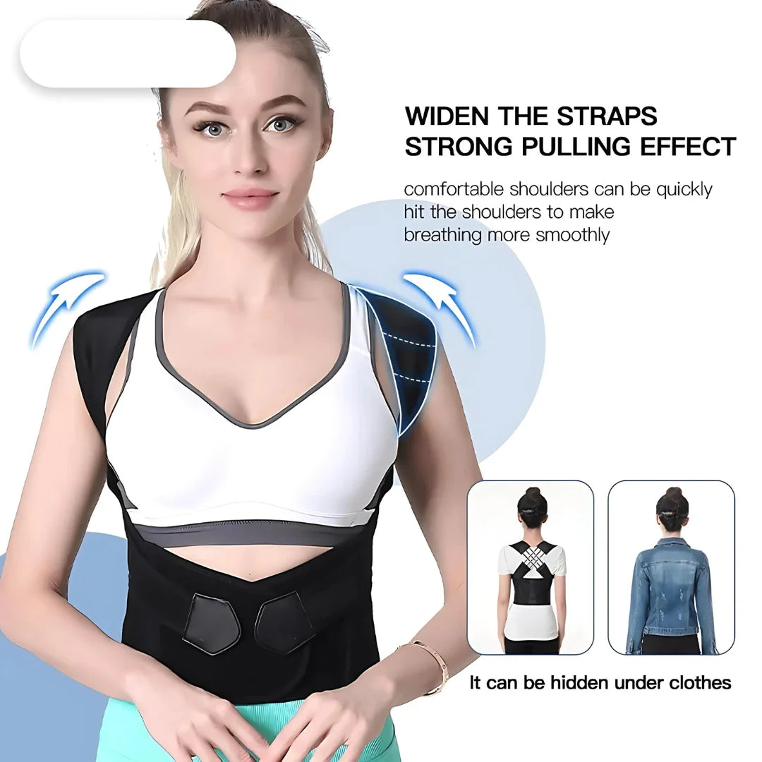 Adjustable Back Posture Corrector โ Relieve Pain & Restore Your Spine