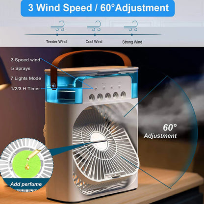 USB - Personal Air Cooler & Air Humidifier